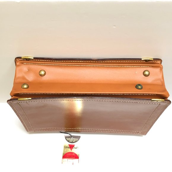 Vintage Leather Briefcase Doctor Bag New w Defects - Picture 4 of 14